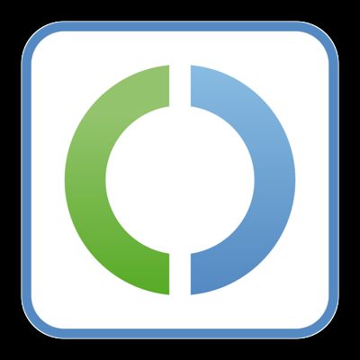 Logo for the eID shows a circle in green and blue semicircles in a white squre with blue border