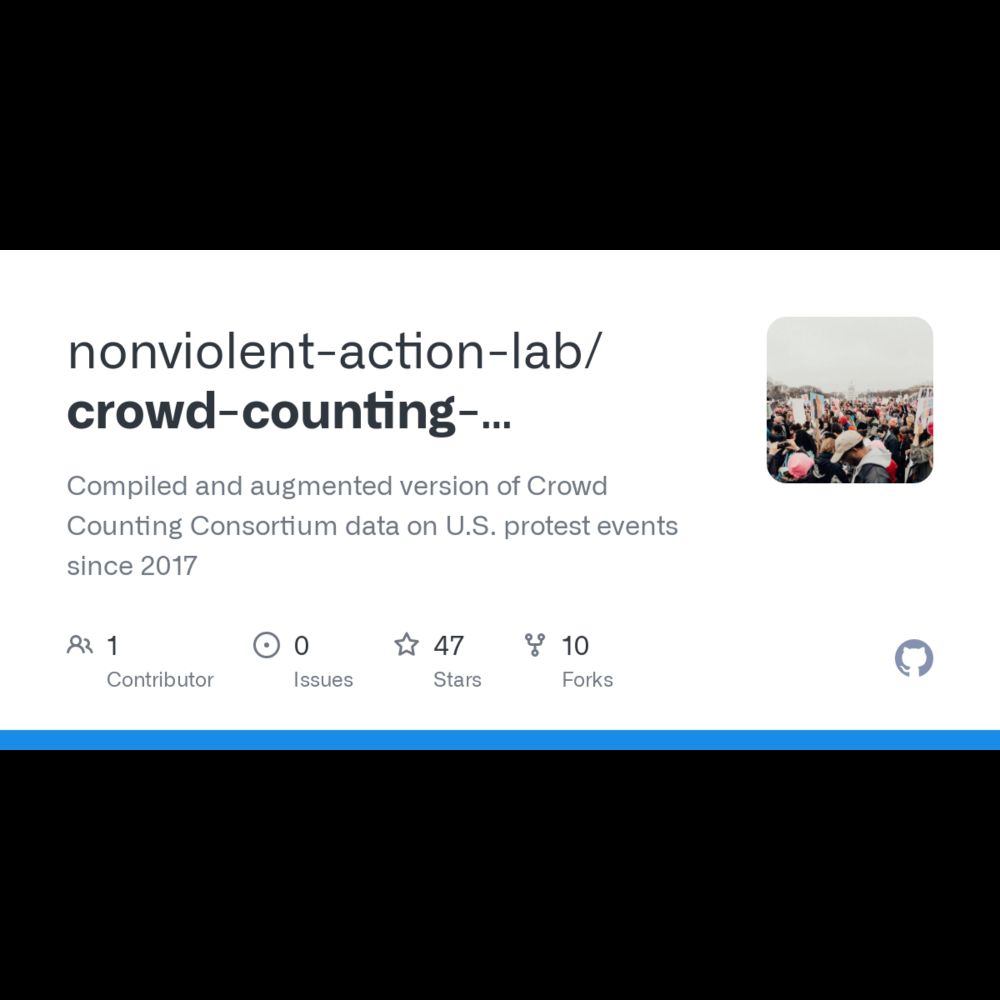 GitHub - nonviolent-action-lab/crowd-counting-consortium: Compiled and augmented version of Crowd Co...