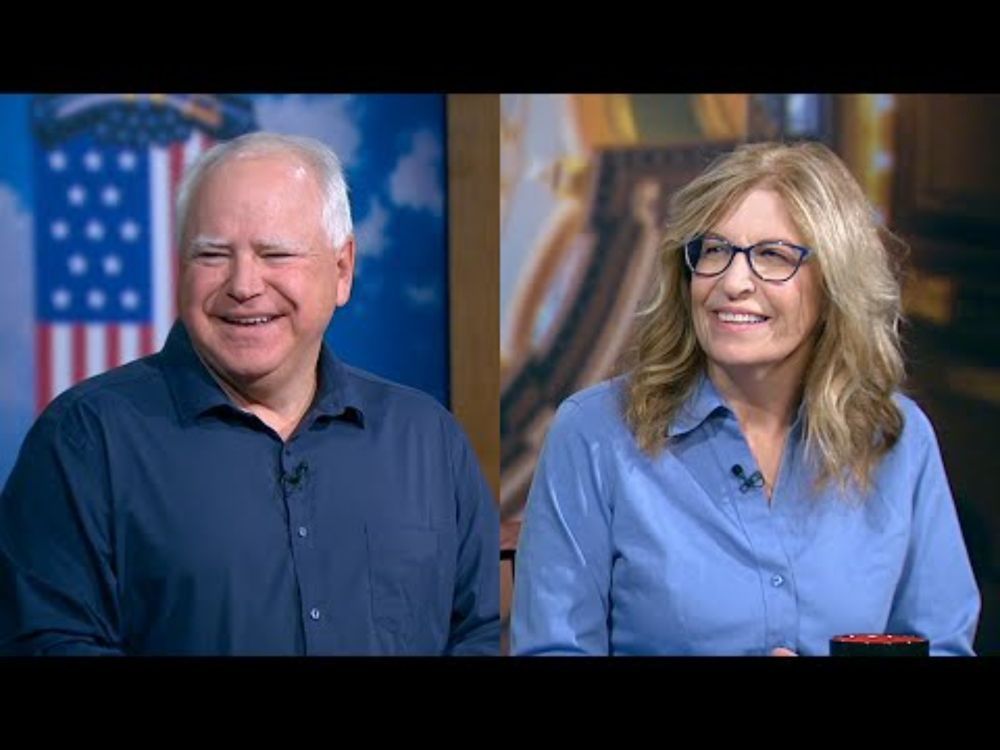 Tim Walz Appears On Iowa Press With IDP Chair Rita Hart