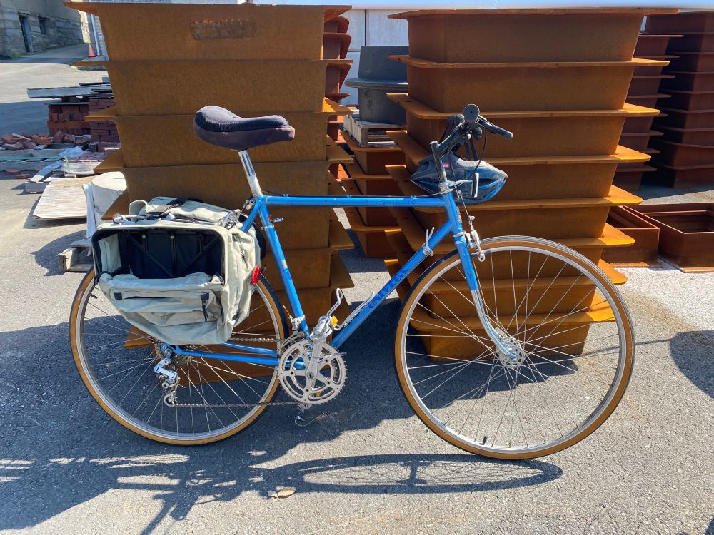 A Univega touring bicycle 