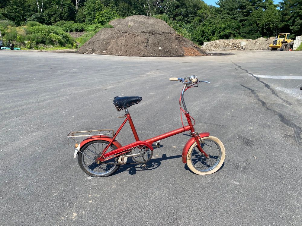 A vintage Raleigh bicycle