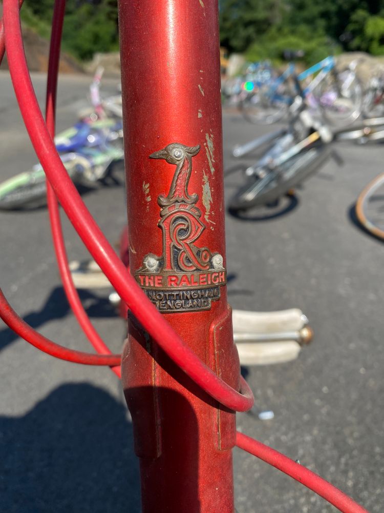 A vintage Raleigh bicycle