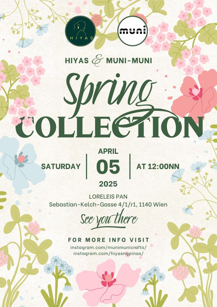 Spring Collection Release Party in Vienna – happening on April 5, starting at 12 noon at Lorelei's Pan Café