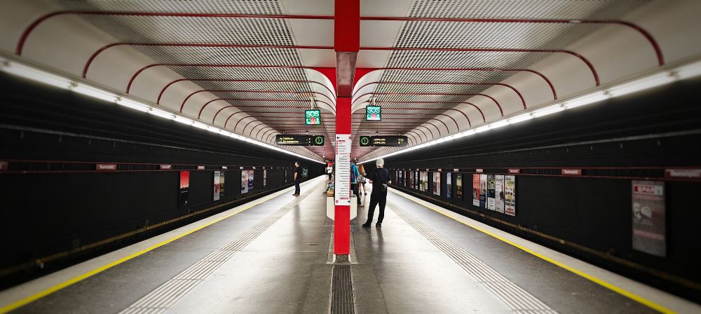 A train station in Vienna