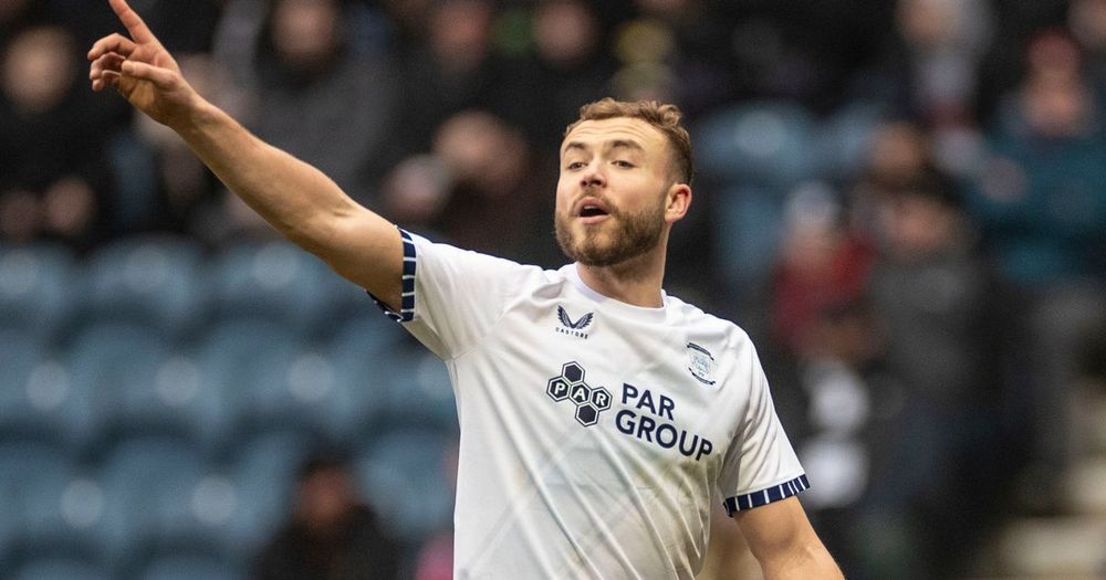 Watford defender Ryan Porteous playing for Preston North End