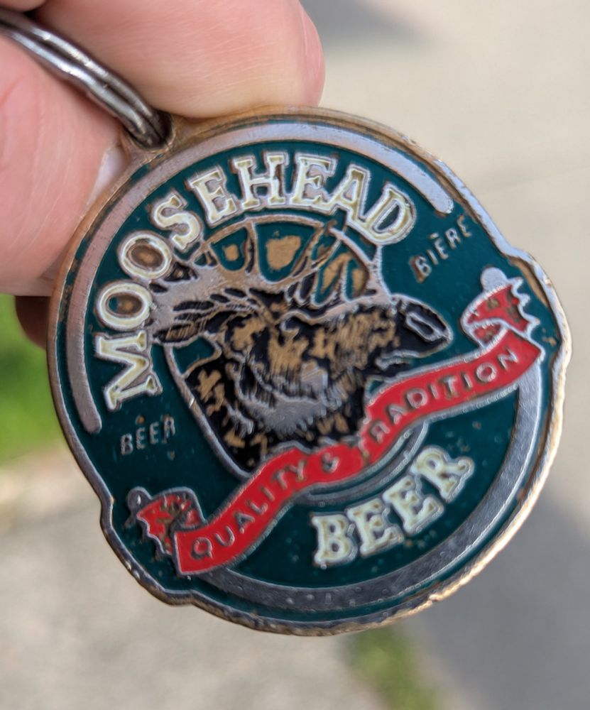 Old Moosehead keychain.