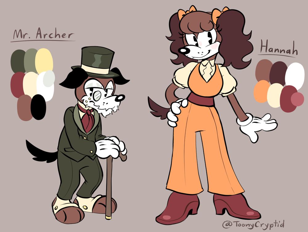 Hannah and her father, Mr. Archer.