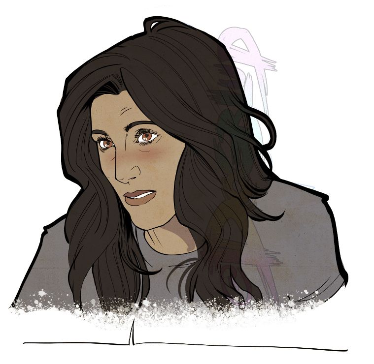 Nina sheepishly admitting she would in fact like to be passed around by a group of werewolves like a blunt