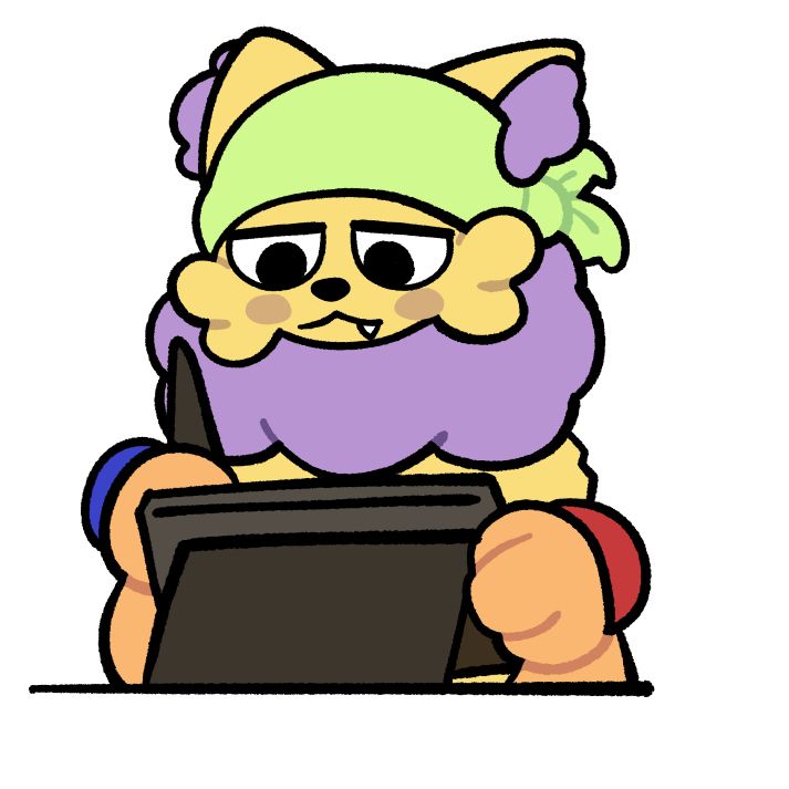 Nimbus’ neutral expression 