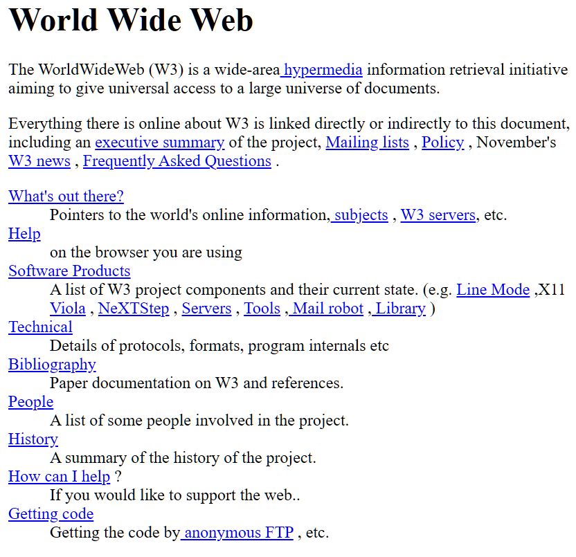 World Wide Web