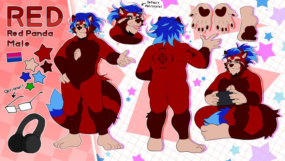 Red the red panda red sheet 