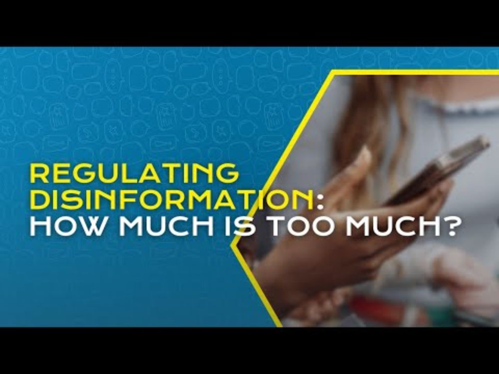 Regulating disinformation: How much is too much? | RECLAIM
