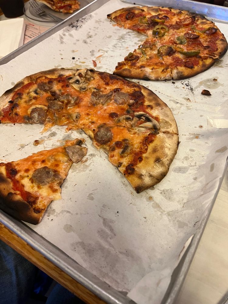 Some delicious New Haven pizza