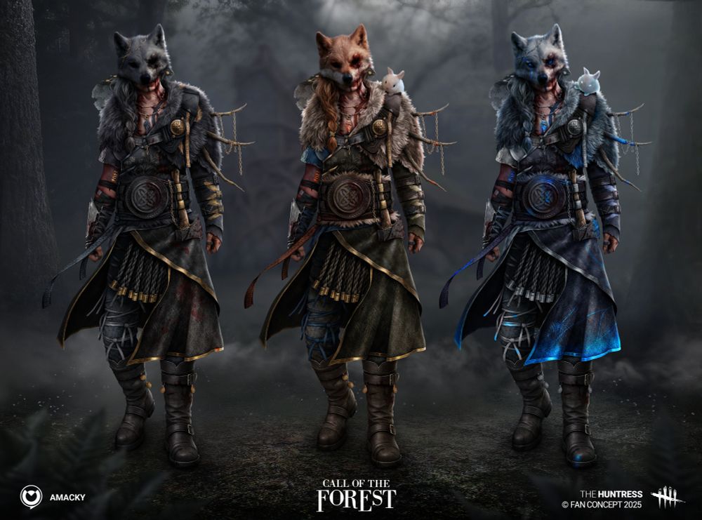 DEAD BY DAYLIGHT | CALL OF THE FOREST | The Huntress | 2/2
Alternative Outfits