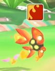 Unnamed new Fire ability enemy in Kirby Air Riders.