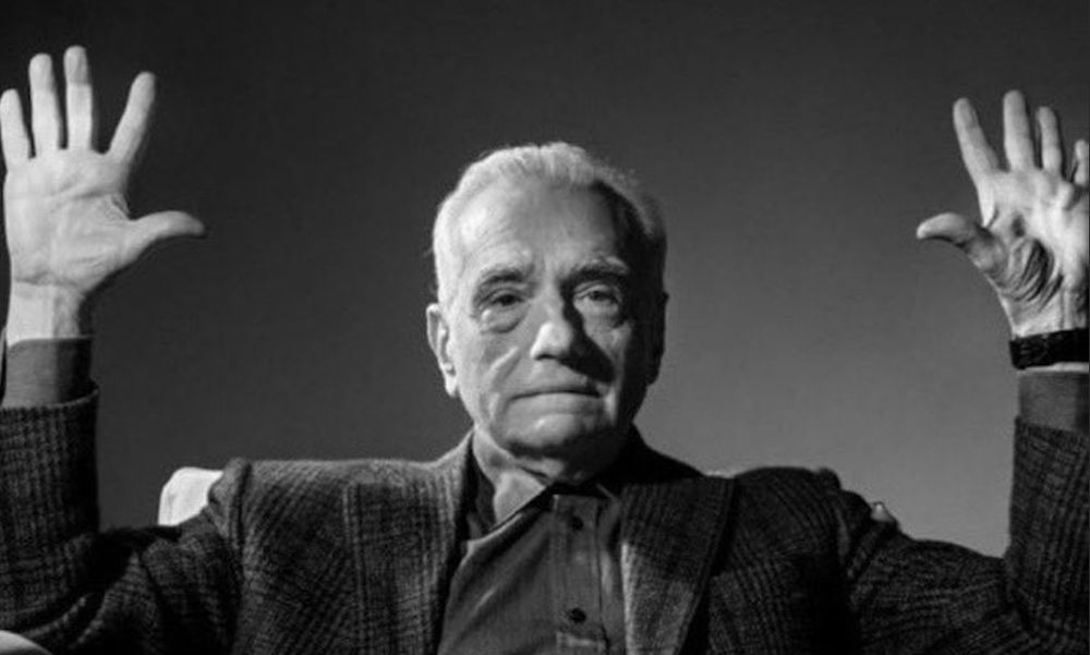 Marty throwing up the ABSOLUTE CINEMA pose