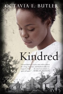 Kindred book cover showing the portrait of a young black woman