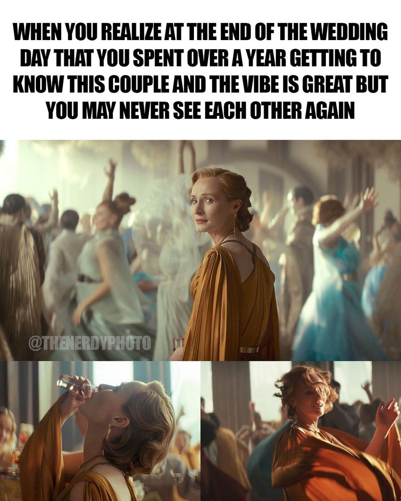 wedding photography meme featuring scene of mon mothma dancing in Andor