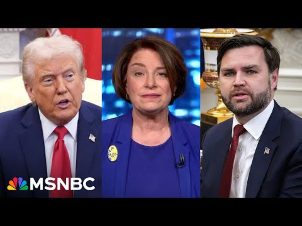 'I was horrified!': Sen. Klobuchar condemns GOP backing Trump and Vance attacks on Zelenskyy
