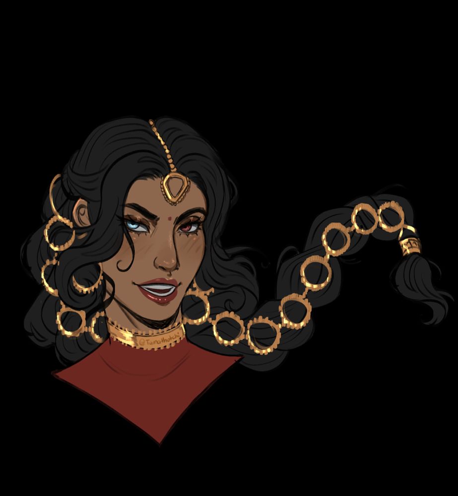 My character Thalya drawn by Tama :3