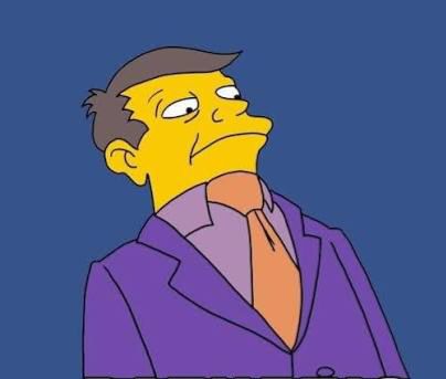 Principal Skinner in the “pathetic” pose 