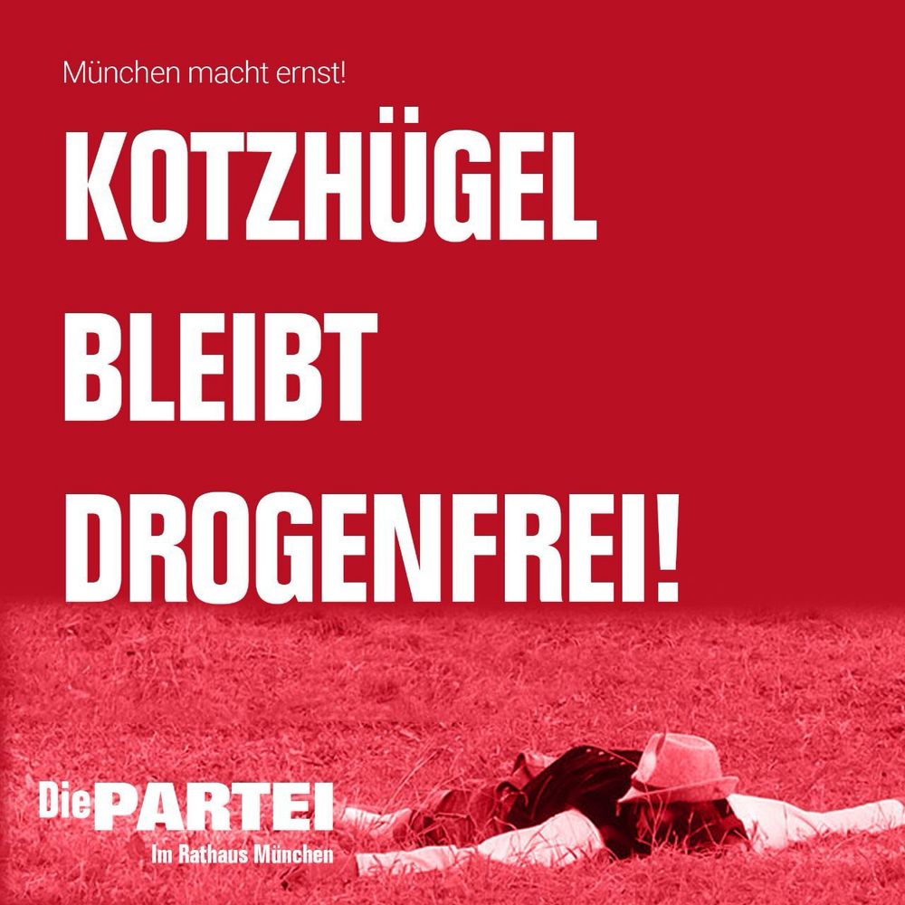 KOTZHÜGEL BLEIBT DROGENFREI!