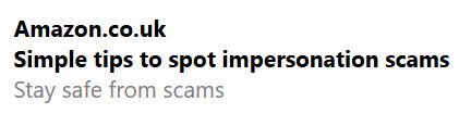 Simple tips to spot impersonation scams 