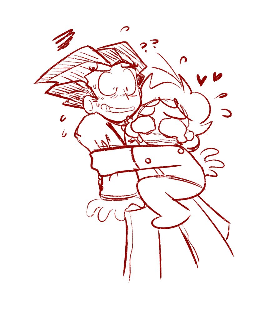 i have grown horrifically attached to spiky hair man and his bluffing techniques of fucking around and finding out-