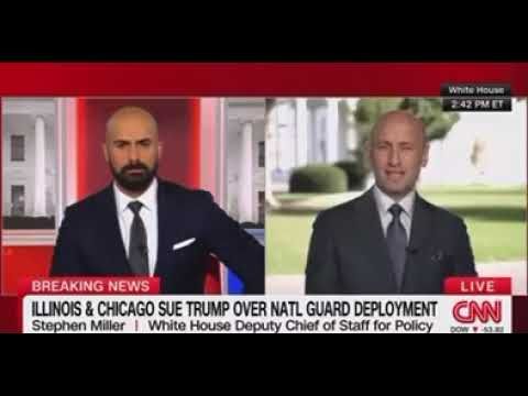 Stephen Miller glitches and shuts down after saying too much