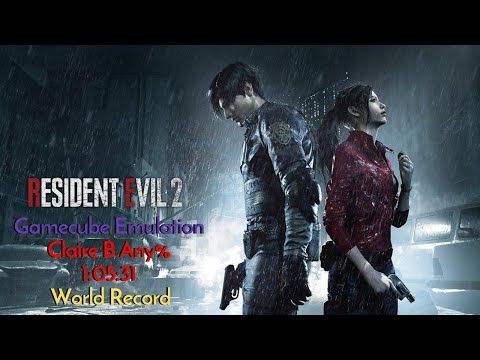 Resident Evil 2 (1998) - GCN Emulator - Claire B Any% (WR) - 1:05:31