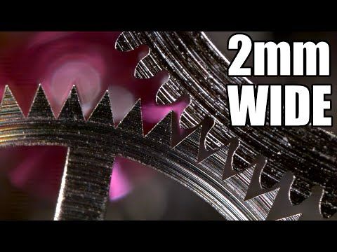 Slow Motion Microscope Inside a Watch - The Slow Mo Guys