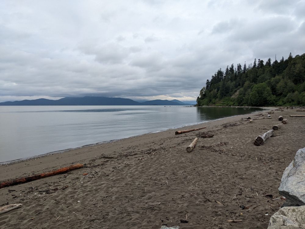 Wreck Beach near UBC campus in Vancouver Canada