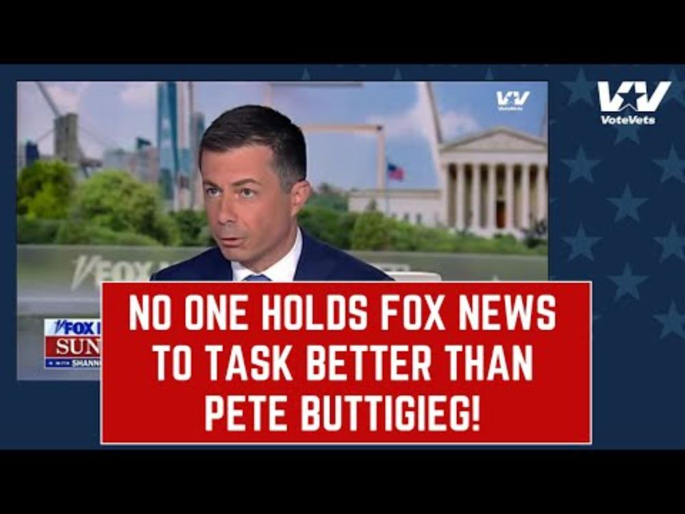 No One Holds Fox News To Task Better Than Pete Buttigieg!