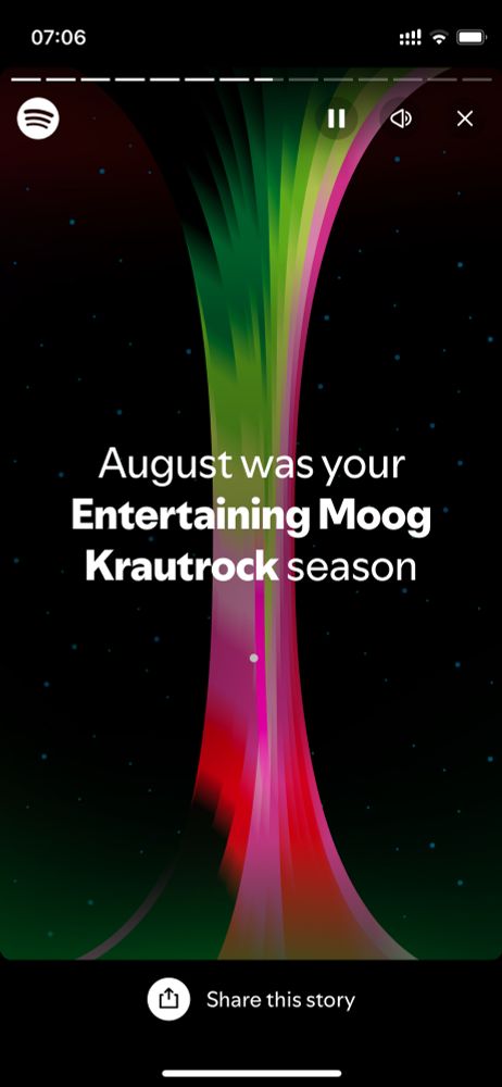 “August was your Entertaining Moog Krautrock season”