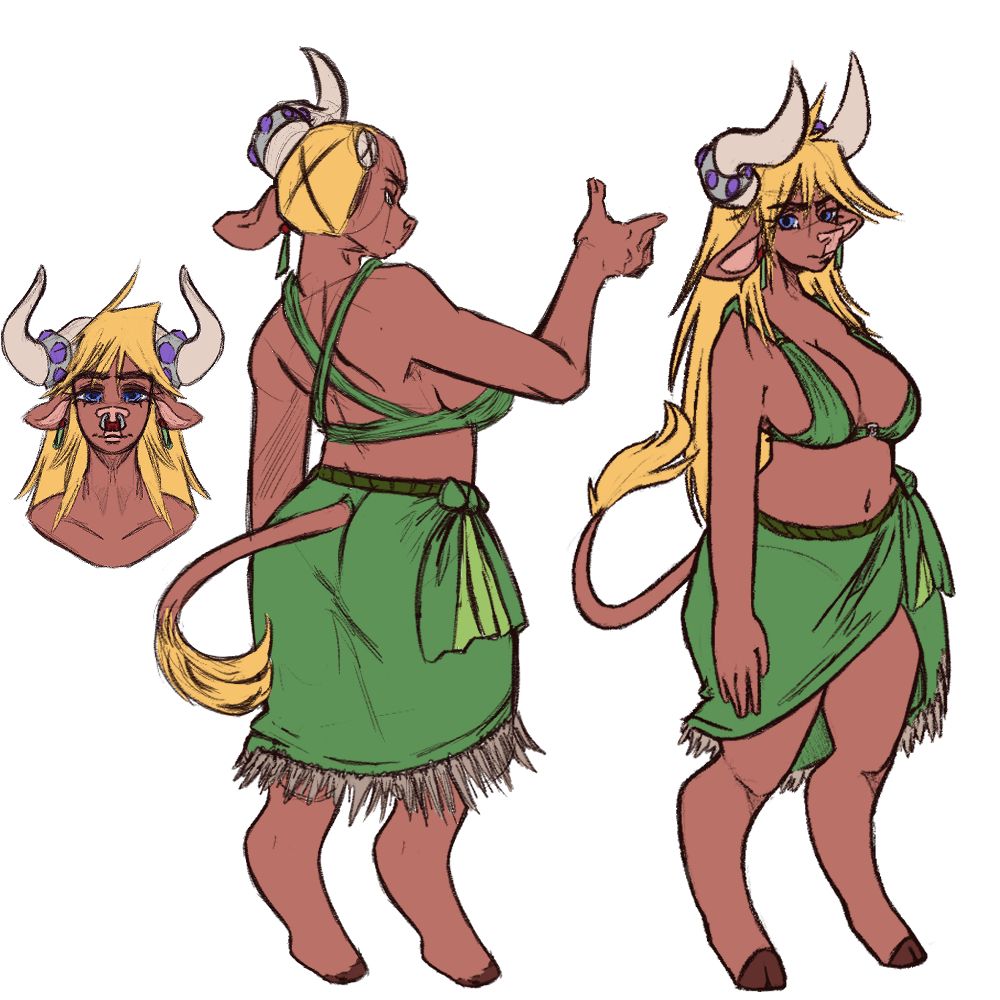 Vianna finally has a proper reference sheet after a long time of me not making one lol