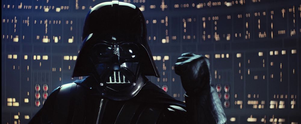 Darth Vader in Empire Strikes Back