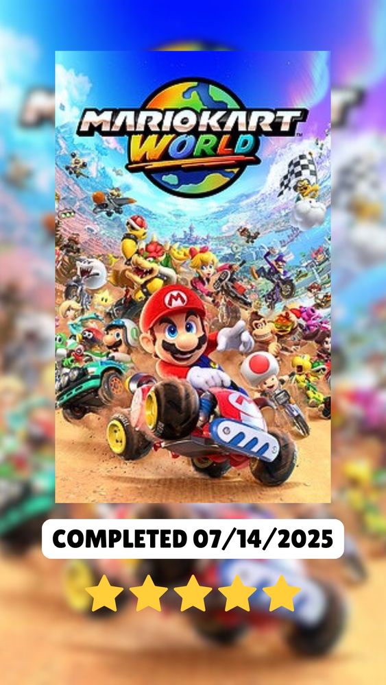 Mario Kart World completed