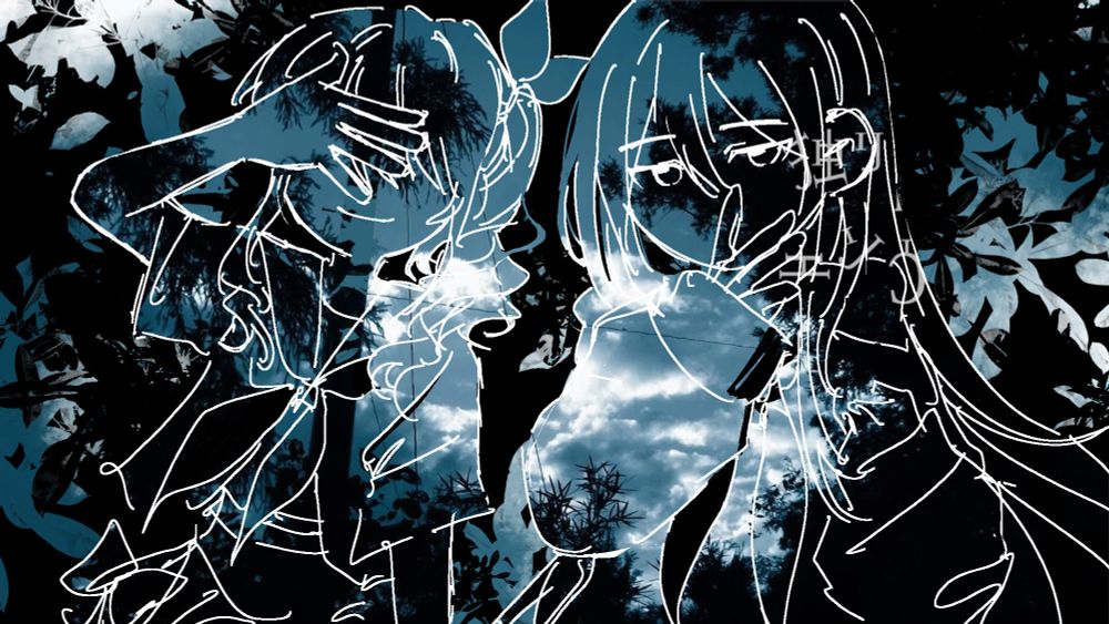 Mizuki Akiyama and Kanade Yoisaki in Hitorinbo Envy song cover. Day 1 kanamizu for #25jiShipWeek