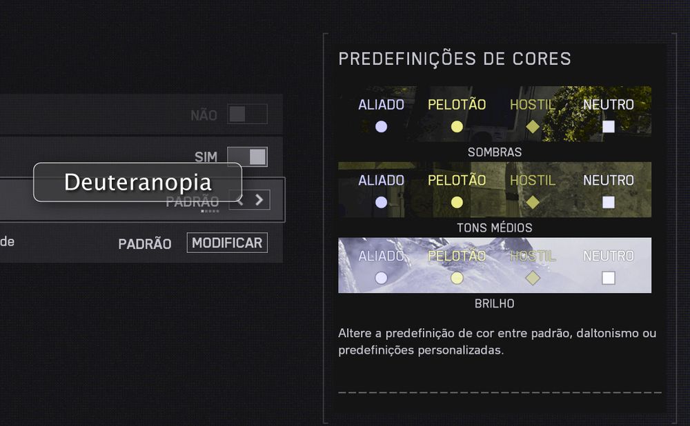 a filter simulating deuteranopia using the color oracle app in Battlefield 6