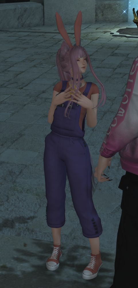 oc pups dressed as evil jax in cosplay