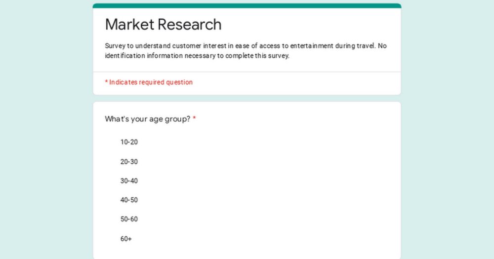 Market Research