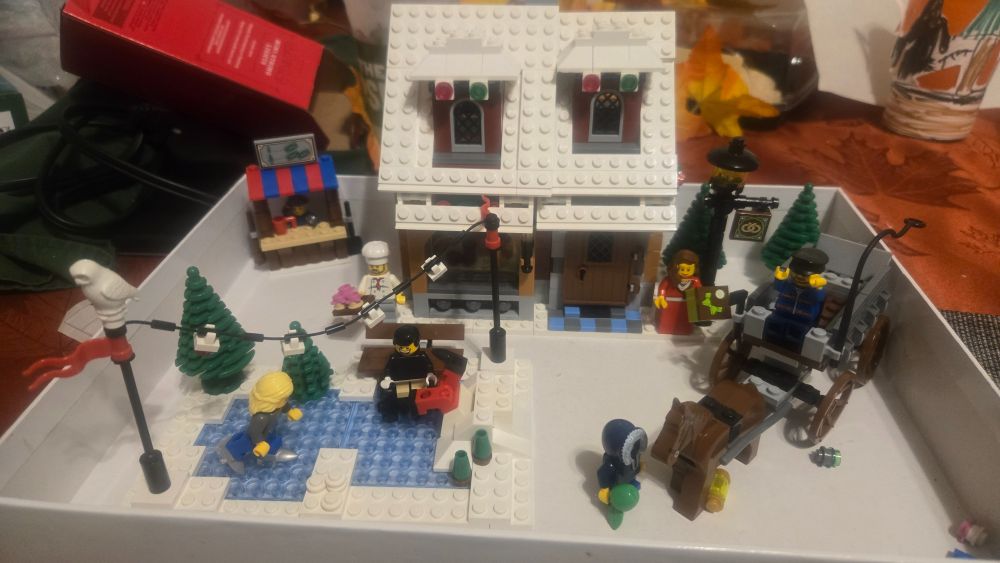 A Lego winter bakery