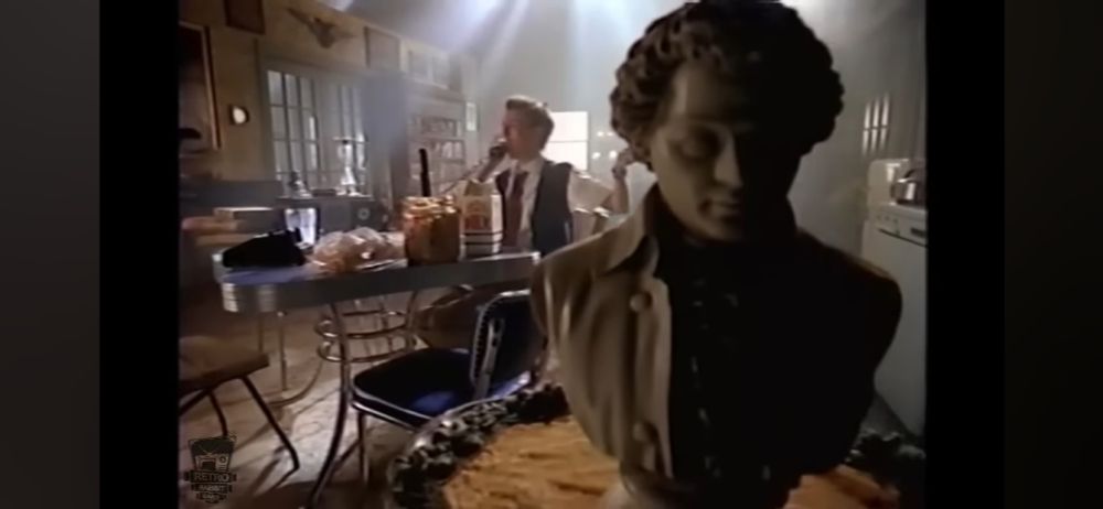 The milk ad where the guy's mouth is full and he's out of milk so he can't answer a Hamilton trivia question. Directed by... well, that spoils the joke.