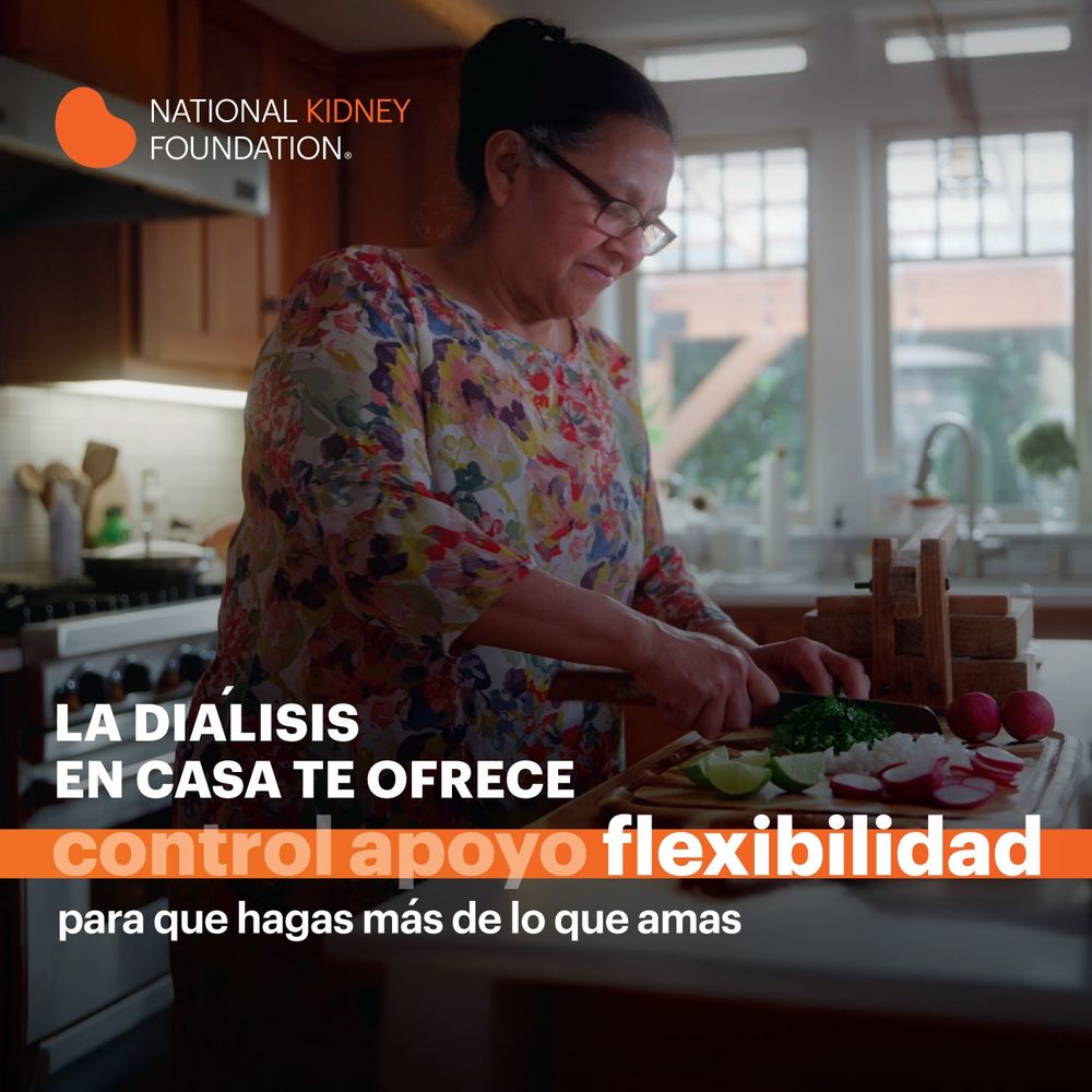 Diálisis en casa te ofrece flexibilidad 