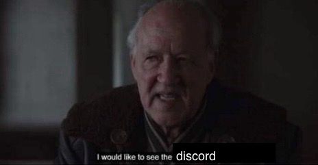 Guy from The Mandalorian edited to say “I would like to see the Discord”.