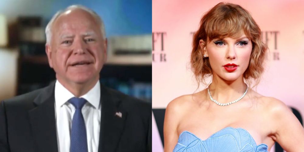 Tim Walz Found Out About Taylor Swift Endorsement Live On Air—And His Reaction Was Priceless