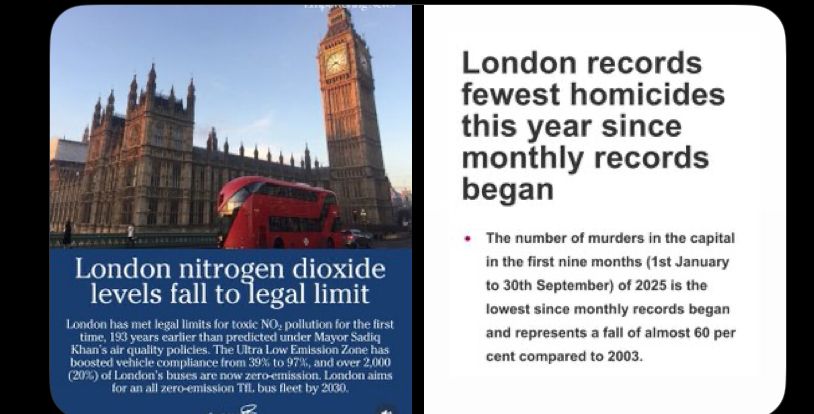 Ummm & yet so many people believe the bull 💩 the far right constantly put out about London. 
LONDON IS SAFE. 