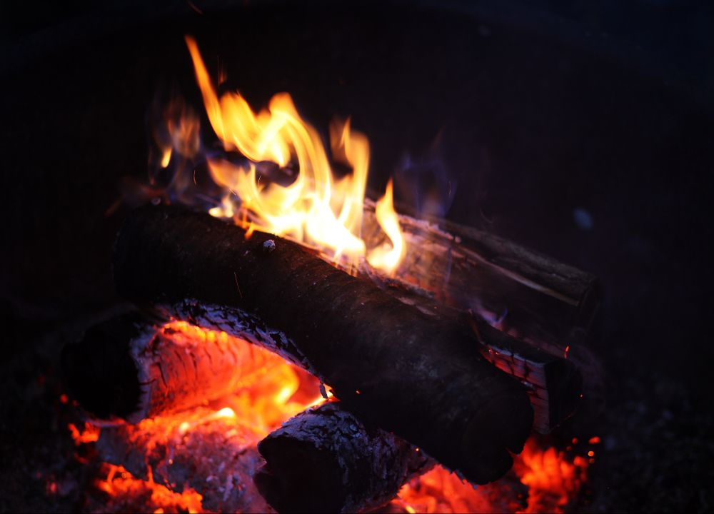 camp fire on the big lake (superior) 2 weeks ago