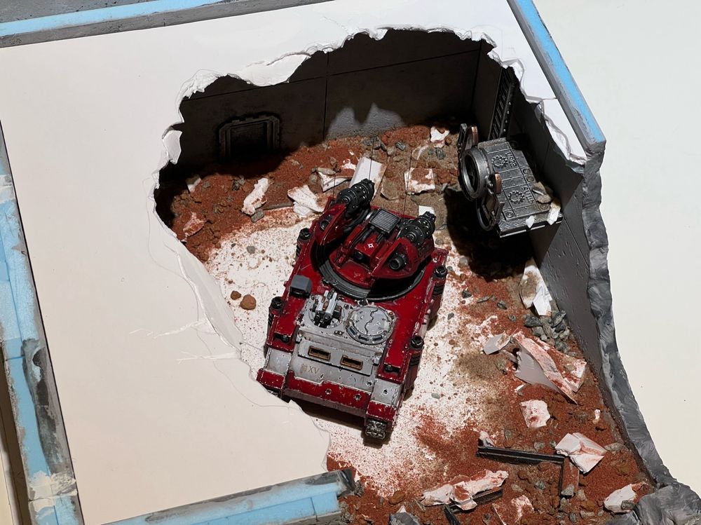 Scorpius Missile Tank placed in the ruine