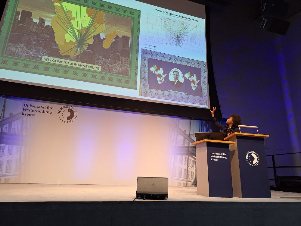 The keynote speech by sociologist Caroline Wanjiku Kihato 'Leaning into Uncertainty: The Epistemology and Ontology of Irregular Migration '